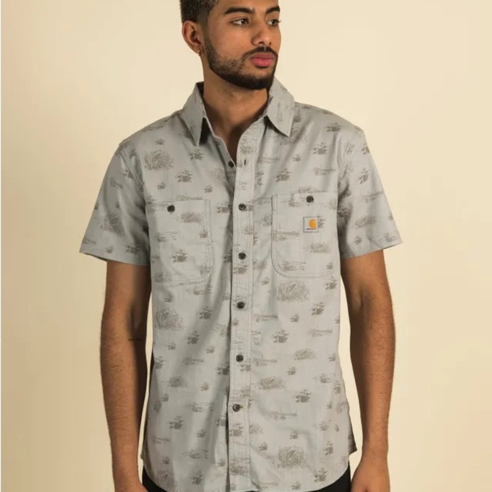 Carhartt Men's Patterned Button Down Shirt